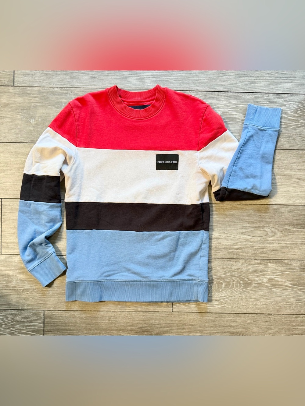 Calvin Klein Jeans Colorblock Sweatshirt L